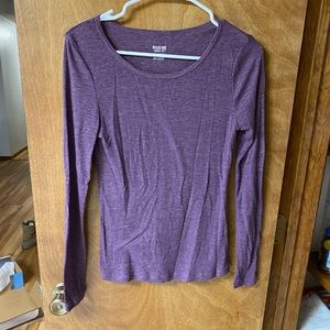 purple long sleeve